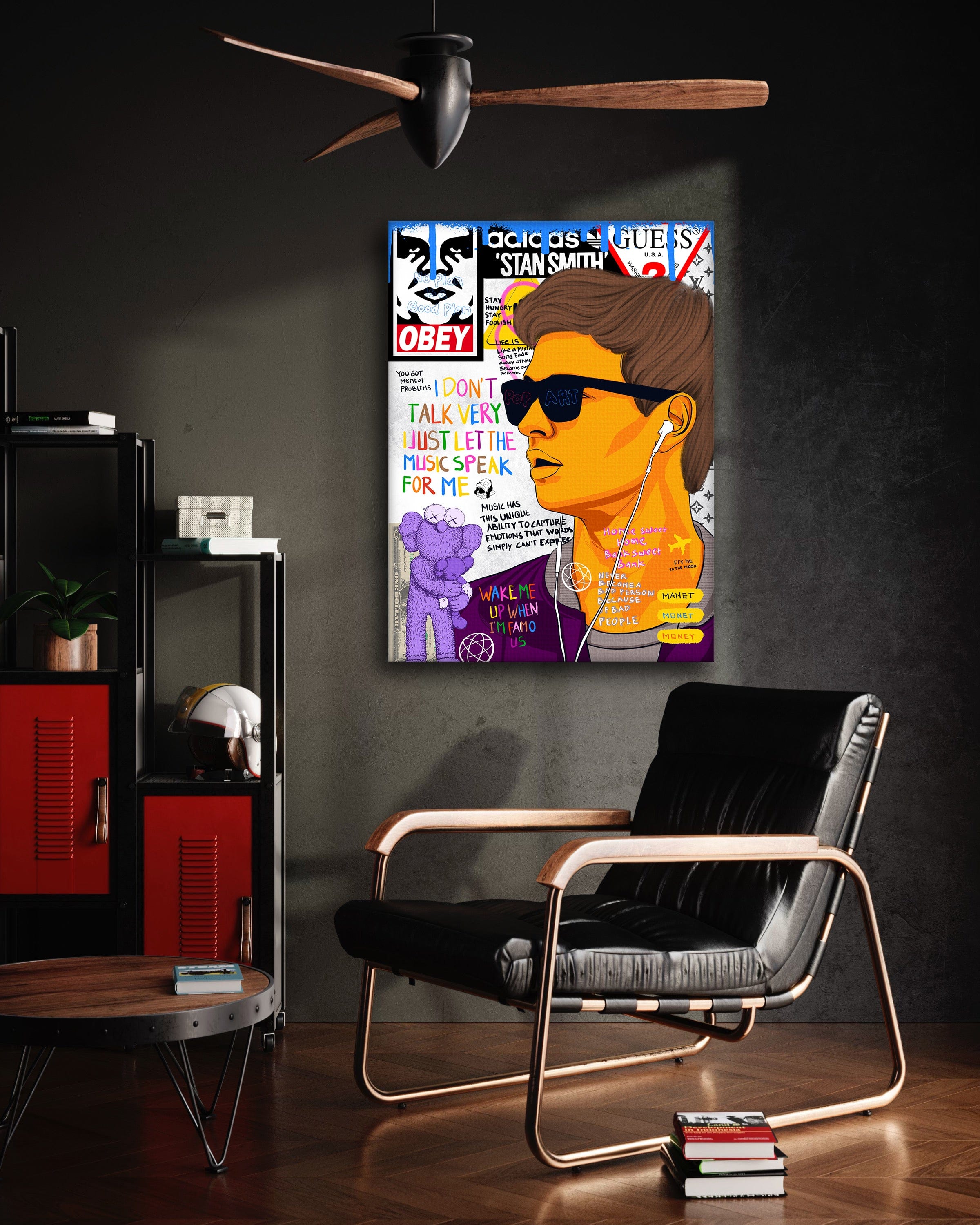 Baby Drive - Leinwandbild Pop Art by SimpleCanvas