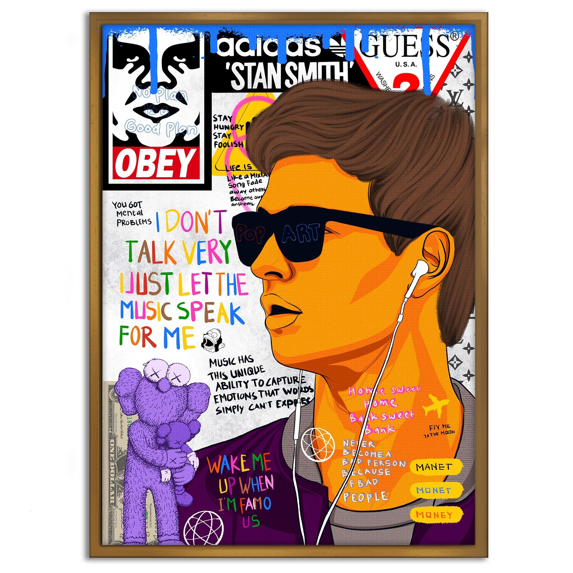 Baby Drive - Leinwandbild Pop Art by SimpleCanvas