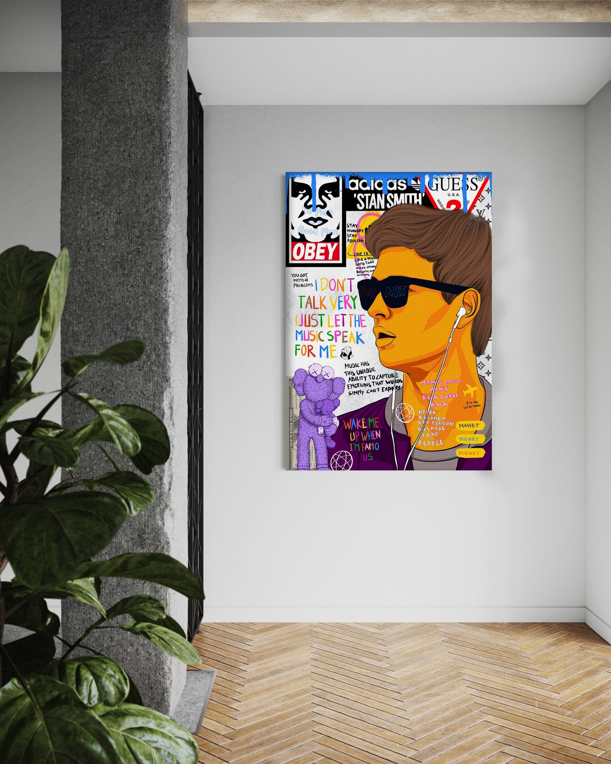 Baby Drive - Leinwandbild Pop Art by SimpleCanvas