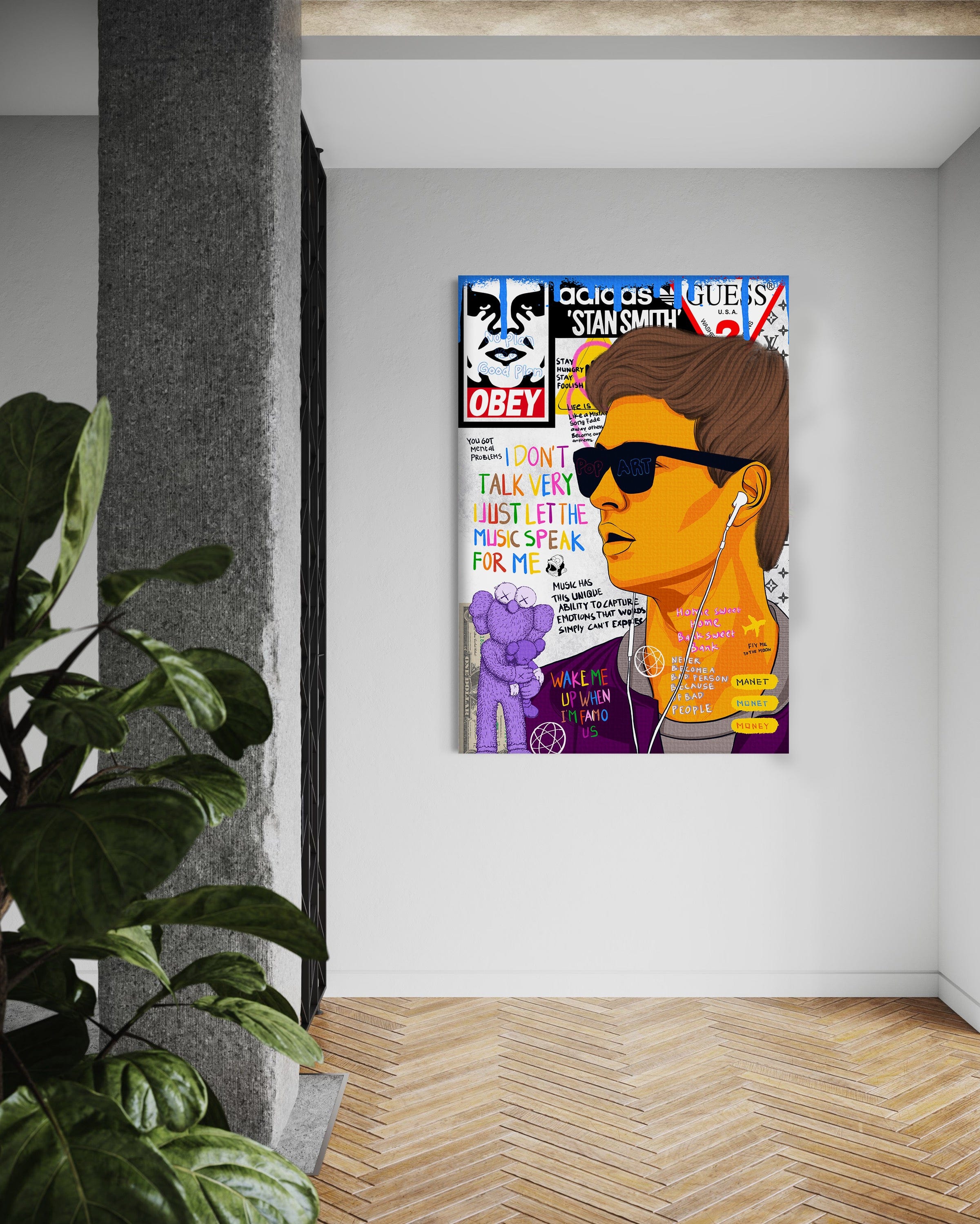 Baby Drive - Leinwandbild Pop Art by SimpleCanvas