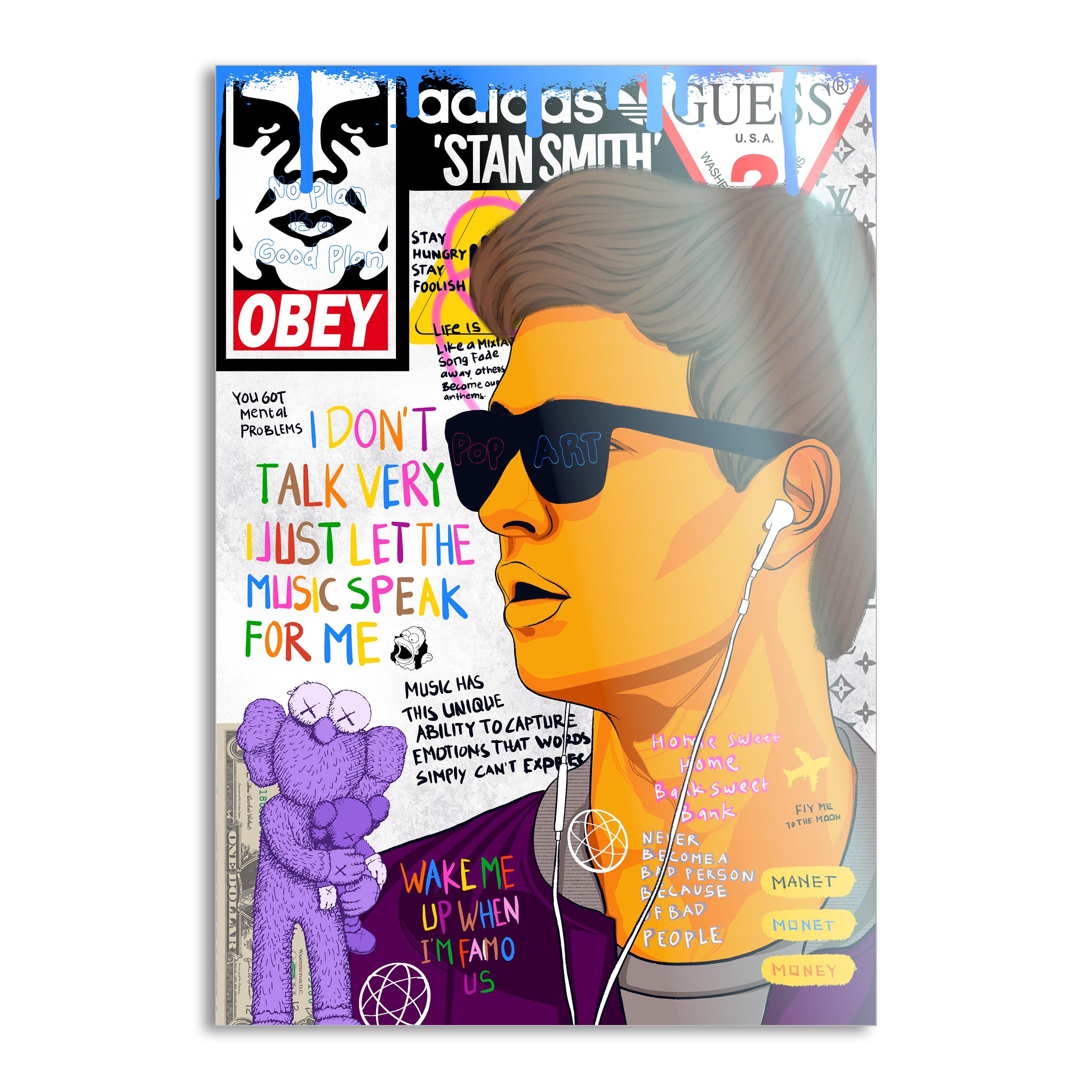 Baby Drive - Leinwandbild Pop Art