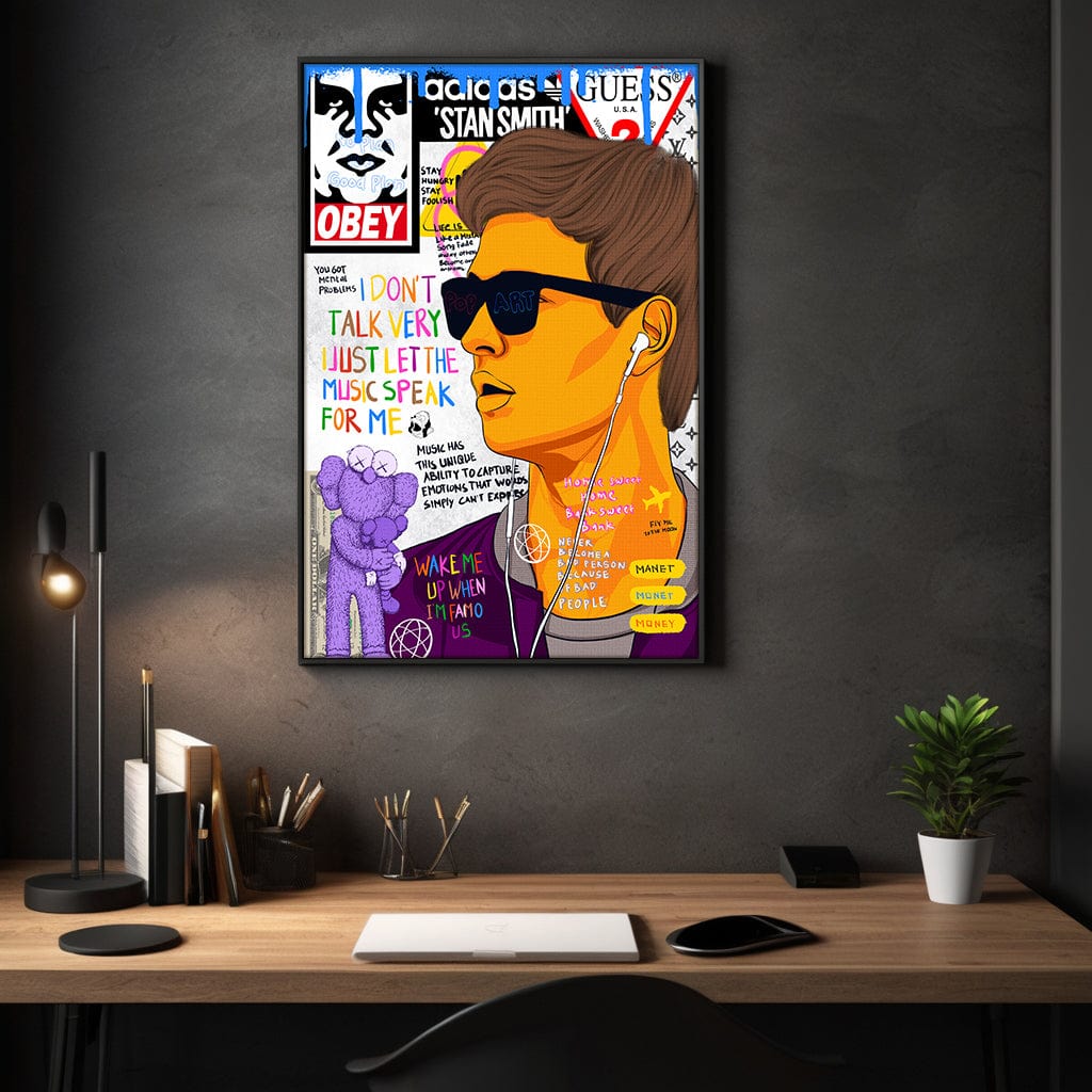 Baby Drive - Leinwandbild Pop Art by SimpleCanvas