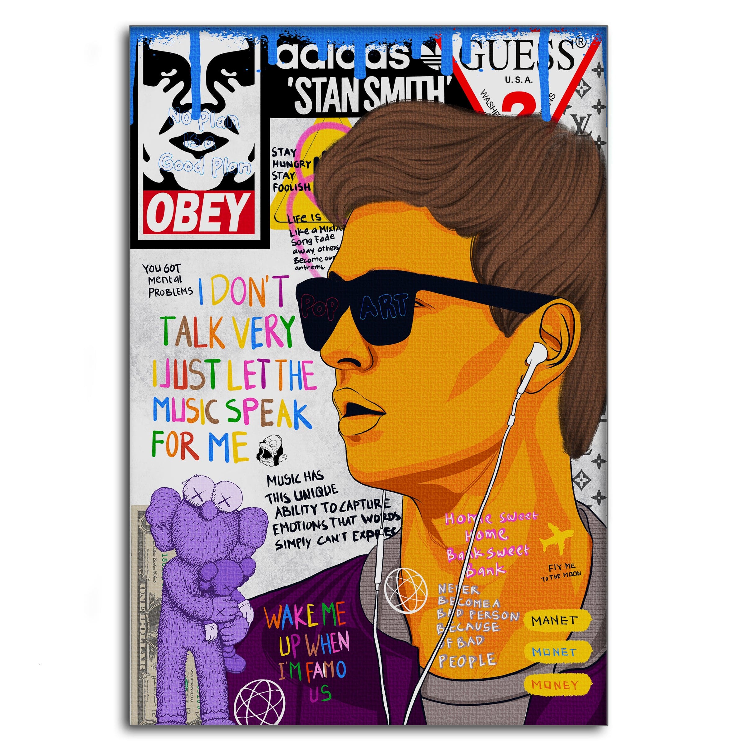 Baby Drive - Leinwandbild Pop Art