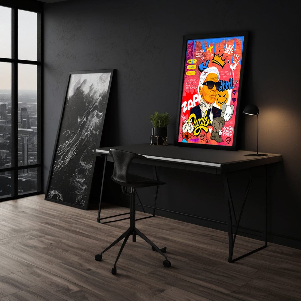 Badass Karl - Leinwandbild Pop Art by SimpleCanvas