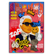 Badass Karl - Leinwandbild Pop Art by SimpleCanvas
