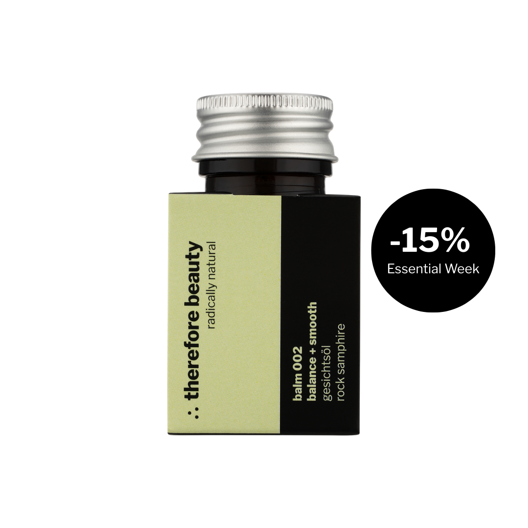 Balm 002 Gesichtsöl Meeresfenchel Reife Haut Regenerativ Pflege Ausstrahlung Vegan