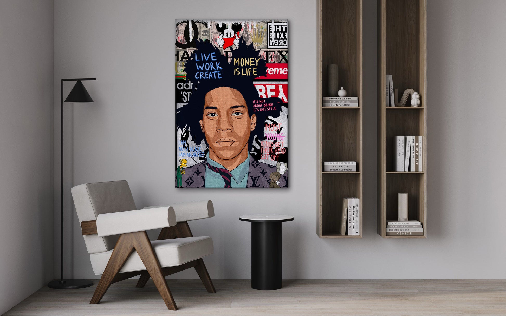 Basquit - Leinwandbild Pop Art by SimpleCanvas