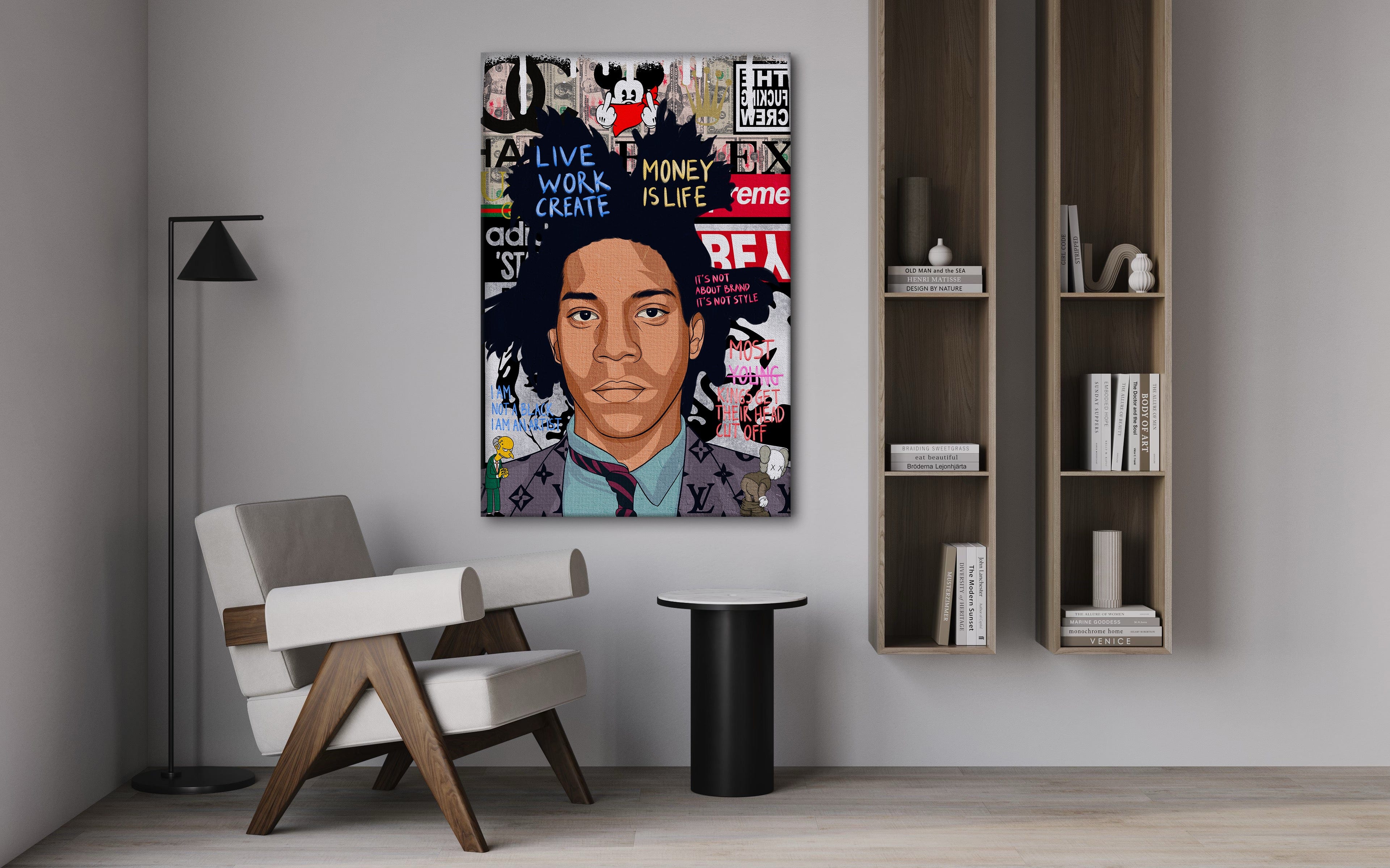 Basquit - Leinwandbild Pop Art by SimpleCanvas