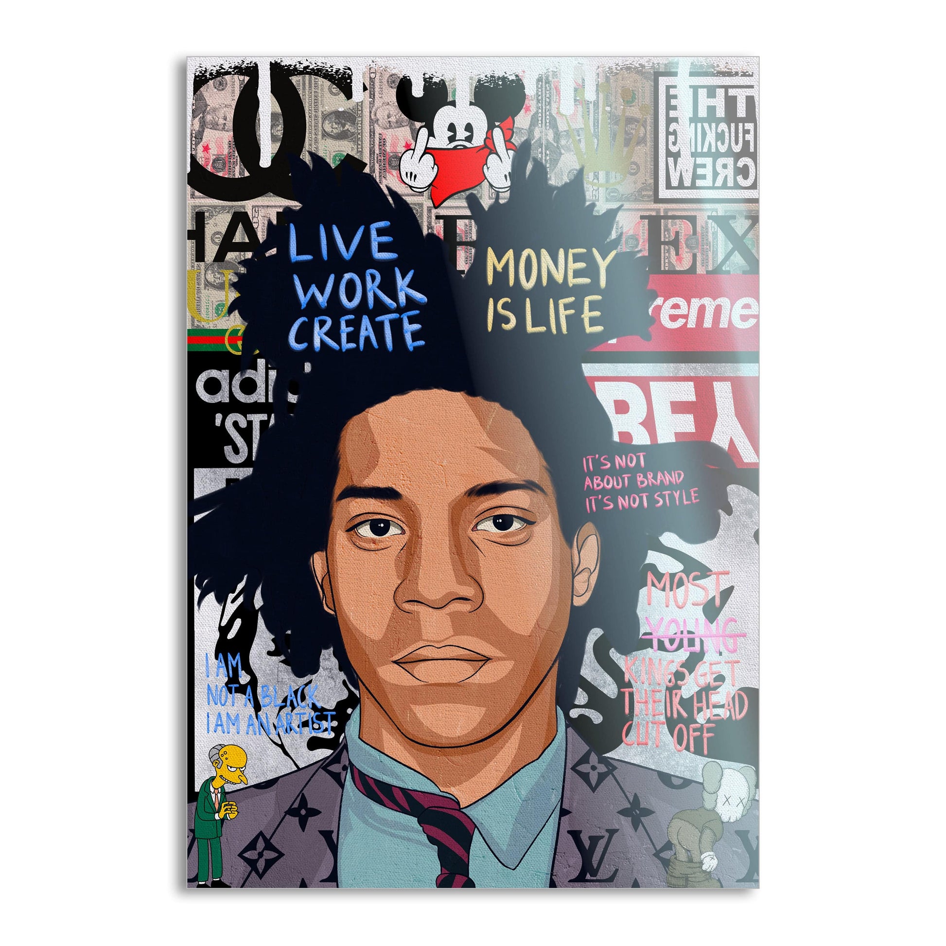 Basquit - Leinwandbild Pop Art by SimpleCanvas