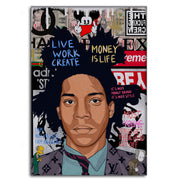 Basquit - Leinwandbild Pop Art by SimpleCanvas