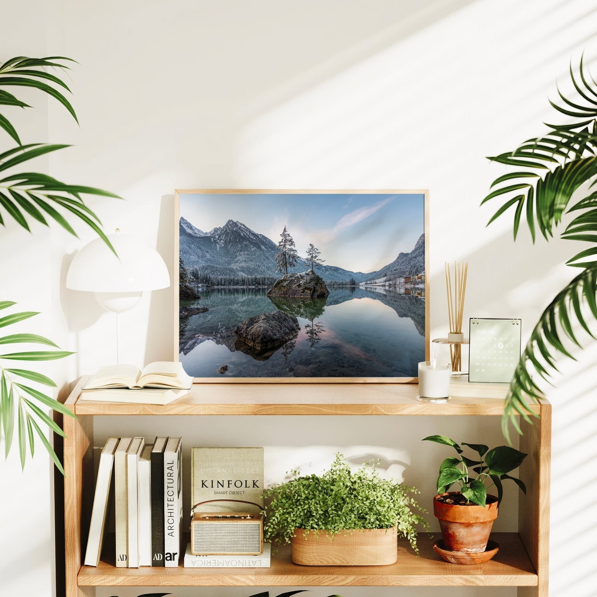 Hintersee Sunrise Print – Bavarian Alps Landscape Photography Wall Art
