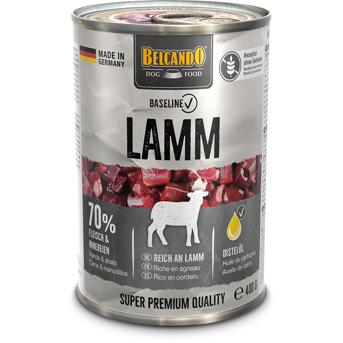 BELCANDO Baseline Lamm – Nassfutter für Hunde