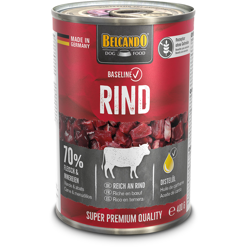BELCANDO Baseline Rind – Nassfutter für Hunde