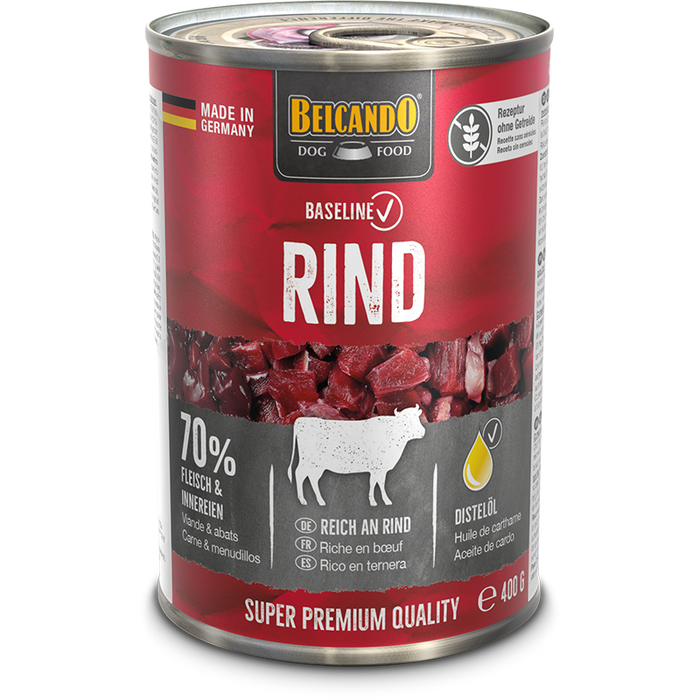 BELCANDO Baseline Rind – Nassfutter für Hunde