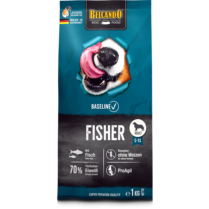 BELCANDO Baseline Fisher – Trockenfutter für Hunde