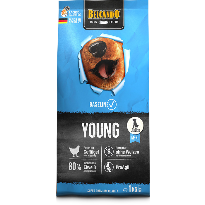 BELCANDO Baseline Young – Trockenfutter für Hunde
