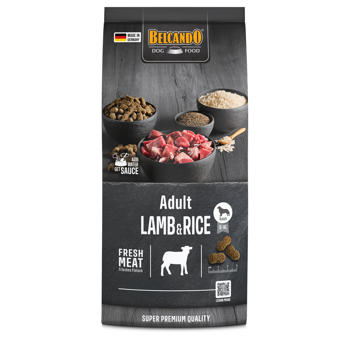 BELCANDO Adult Lamb & Rice – Trockenfutter für Hunde
