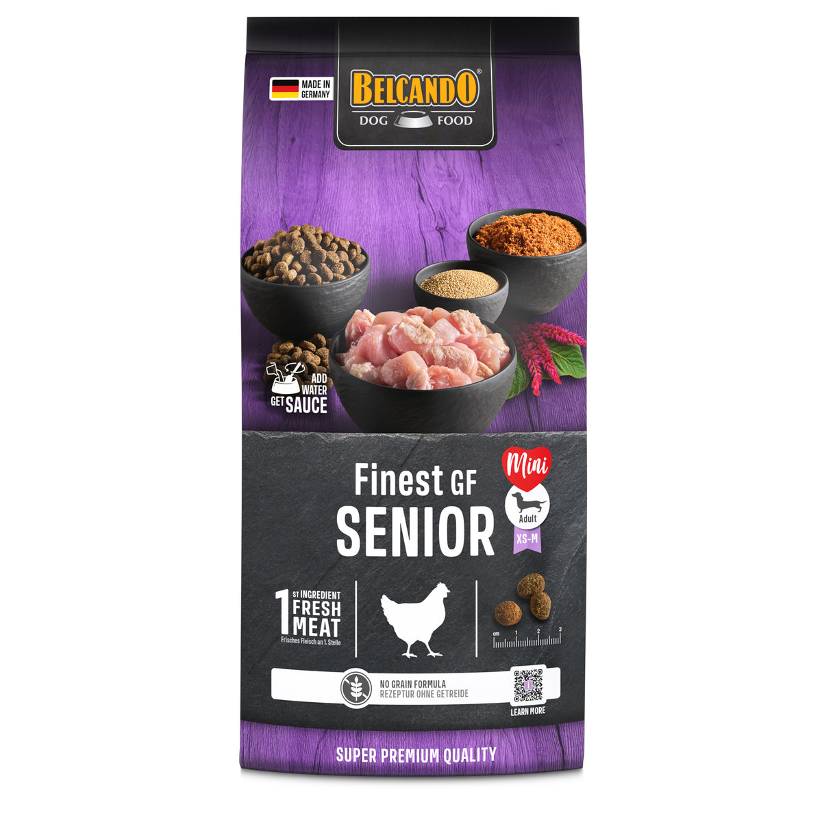 BELCANDO Finest GF Senior – Trockenfutter für Hunde