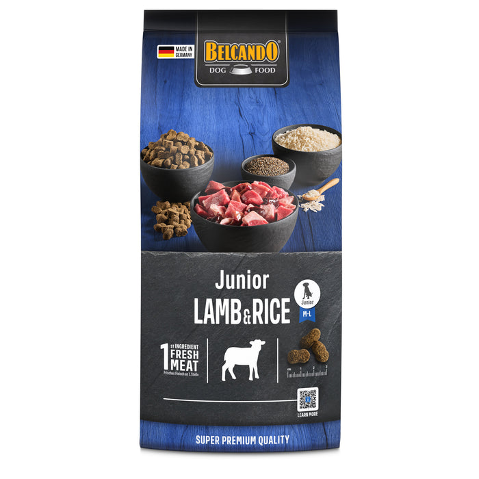 BELCANDO Junior Lamb & Rice – Trockenfutter für Hunde