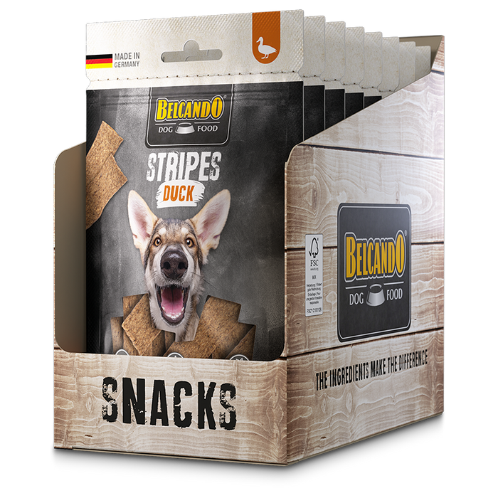 BELCANDO Stripes Duck – Hundesnack