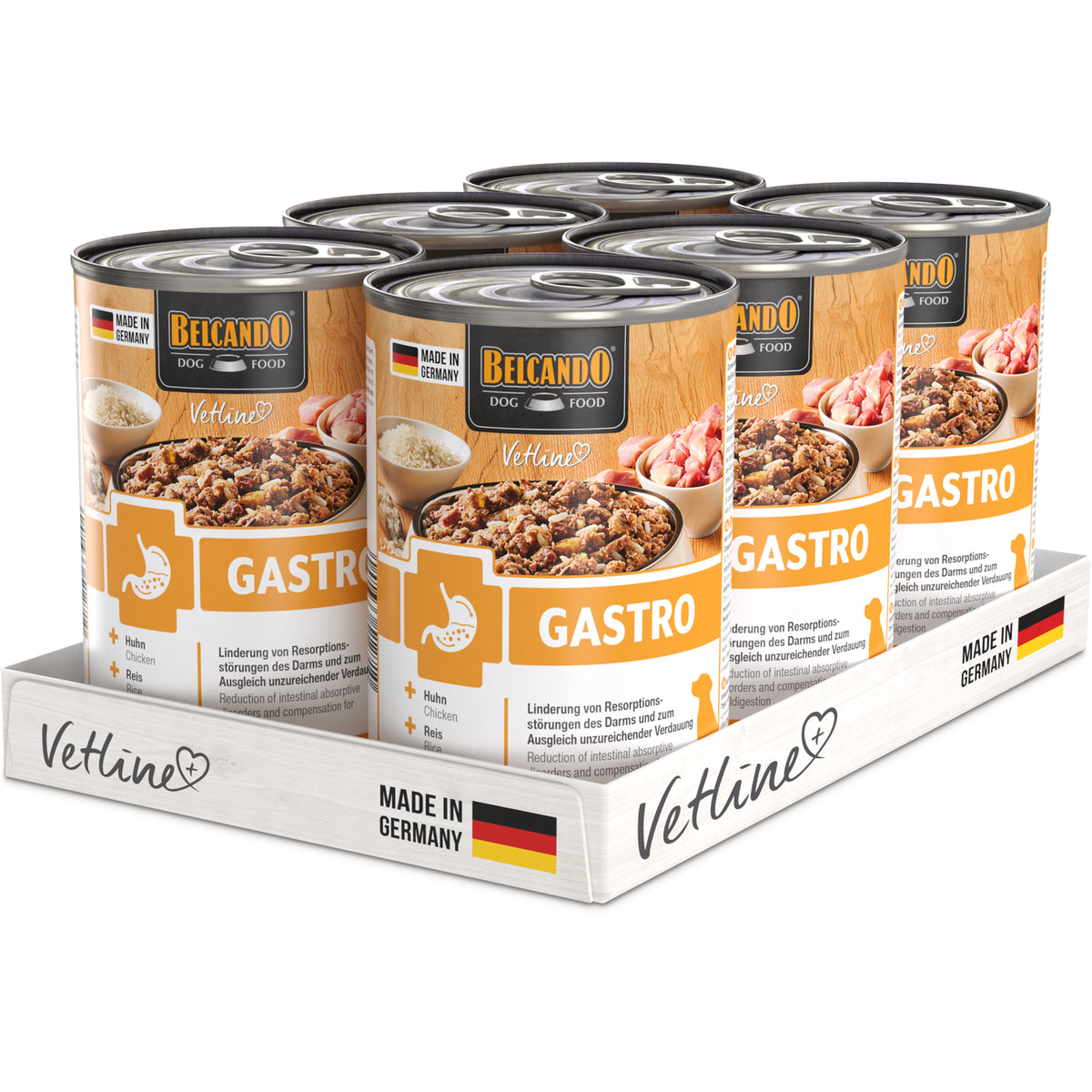 BELCANDO Vetline Gastro – Diät-Nassfutter für Hunde
