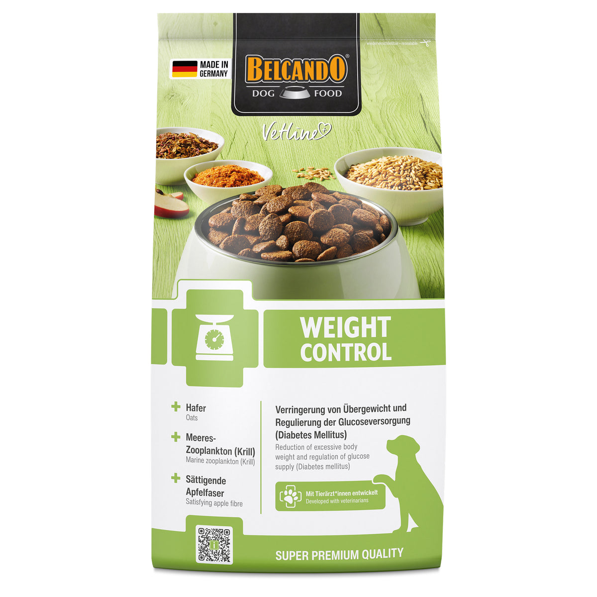 BELCANDO Vetline Weight Control – Diät-Trockenfutter für Hunde