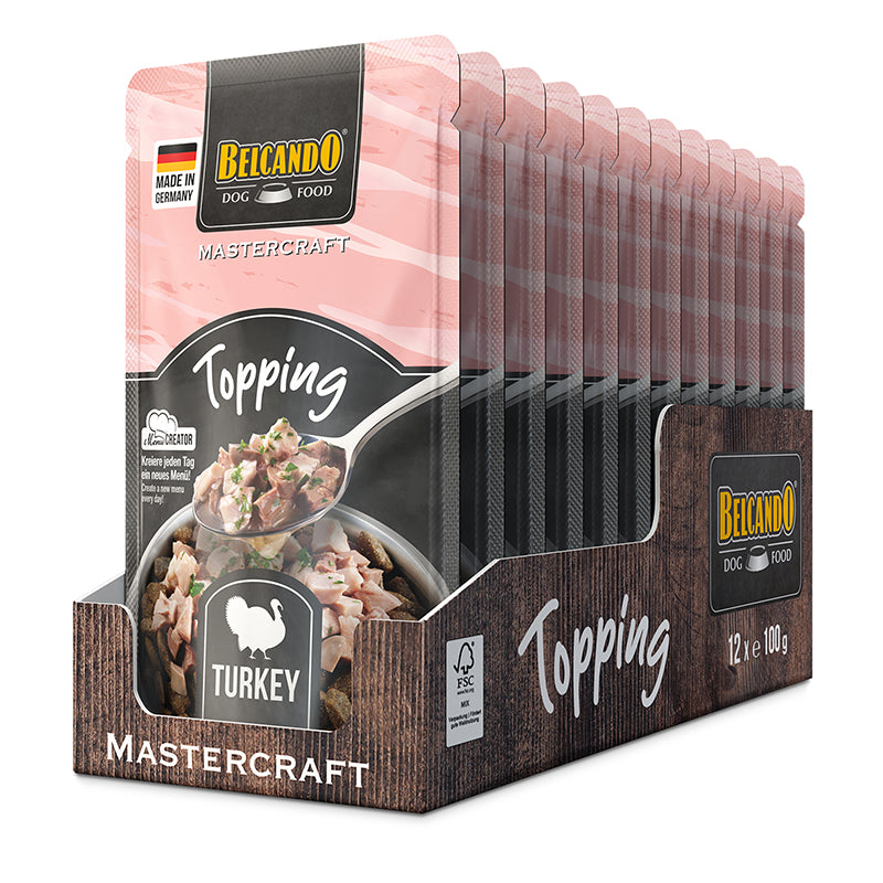 BELCANDO MASTERCRAFT Topping Truthahn mit Petersilie – Ergänzungsfutter für Hunde