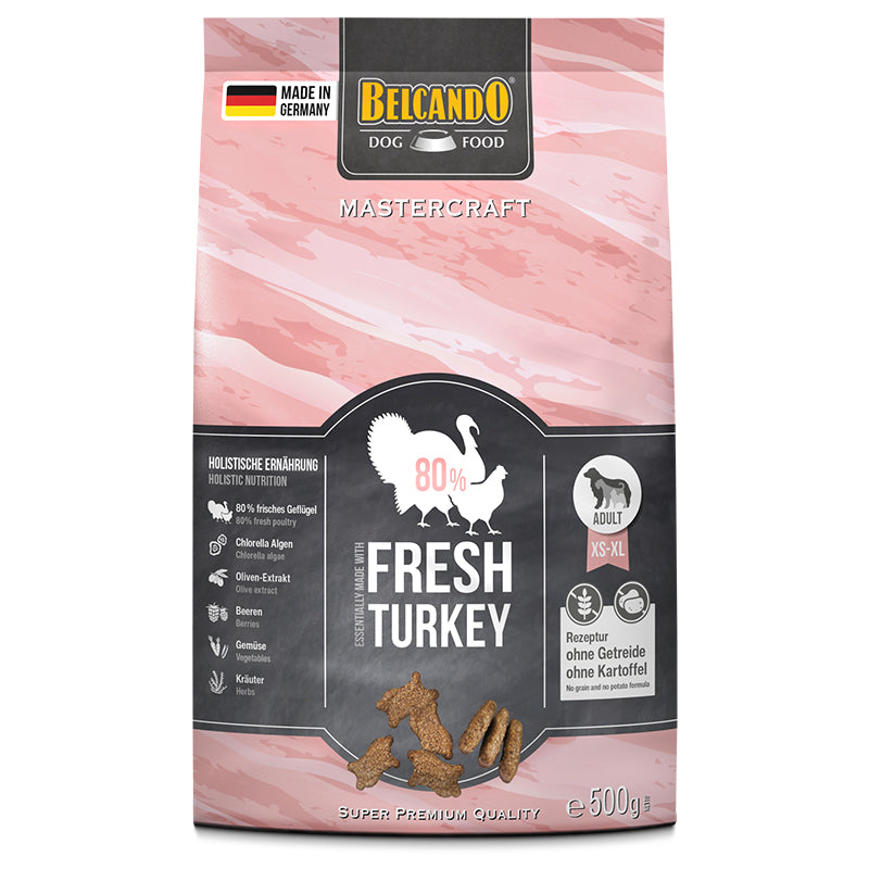 BELCANDO MASTERCRAFT Fresh Turkey – Trockenfutter für Hunde