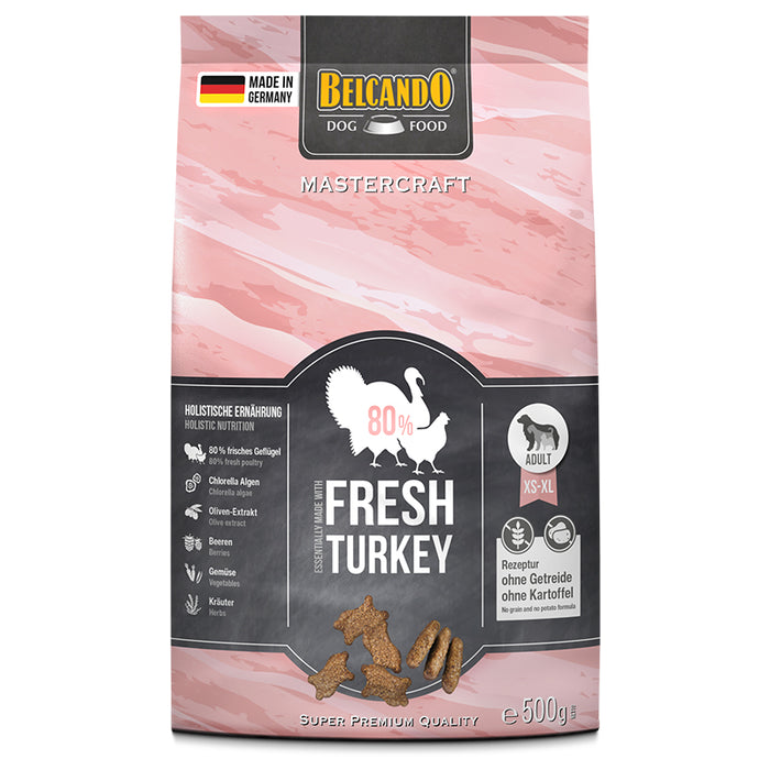 BELCANDO MASTERCRAFT Fresh Turkey – Trockenfutter für Hunde