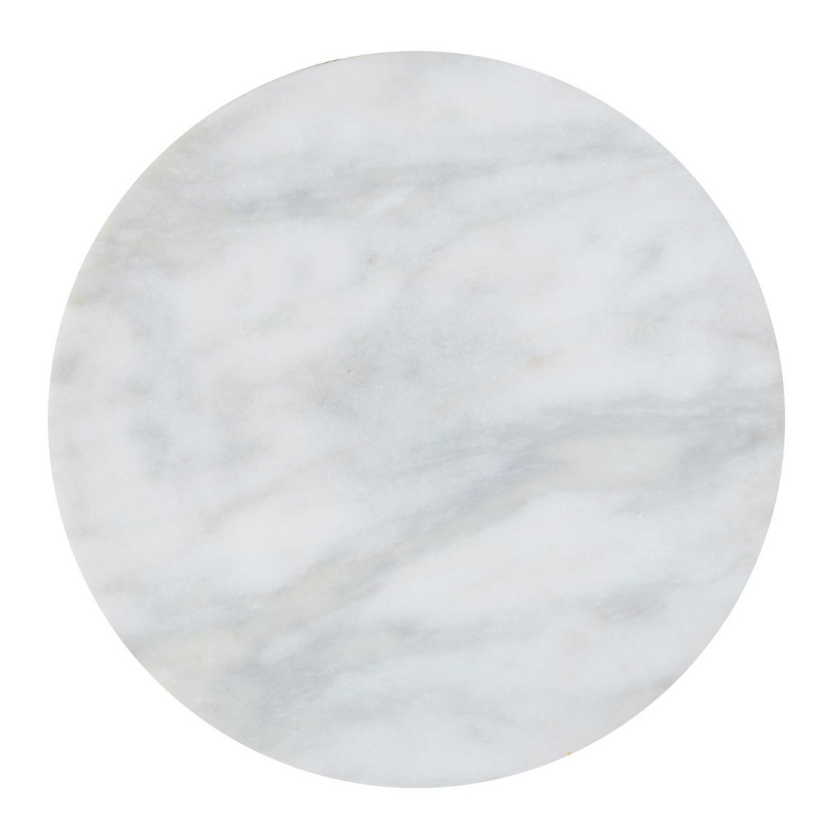 Beistelltisch - Metall rund ø 45 x 56 cm - Dekotisch - Marmor - Sohoo