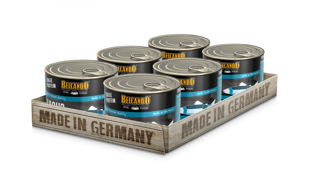 BELCANDO Single Protein Lachs – Nassfutter für Hunde