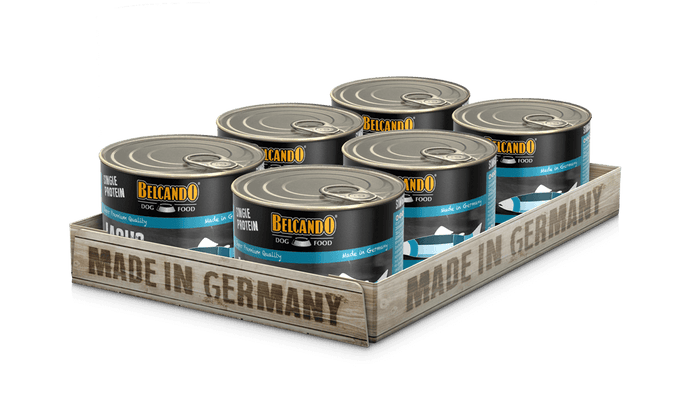 BELCANDO Single Protein Lachs – Nassfutter für Hunde