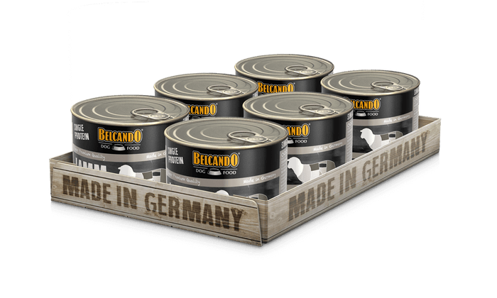 BELCANDO Single Protein Lamm – Nassfutter für Hunde