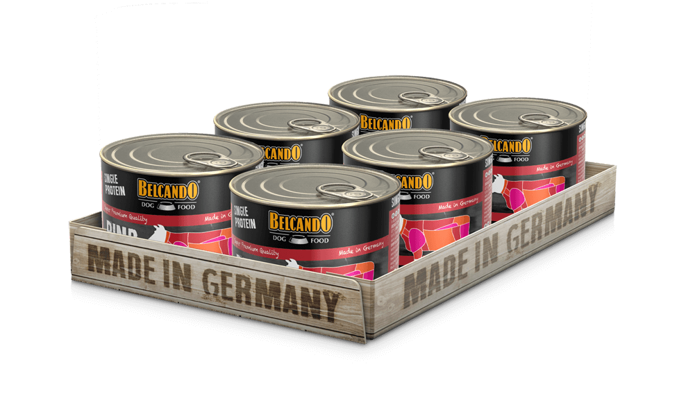 BELCANDO Single Protein Rind – Nassfutter für Hunde