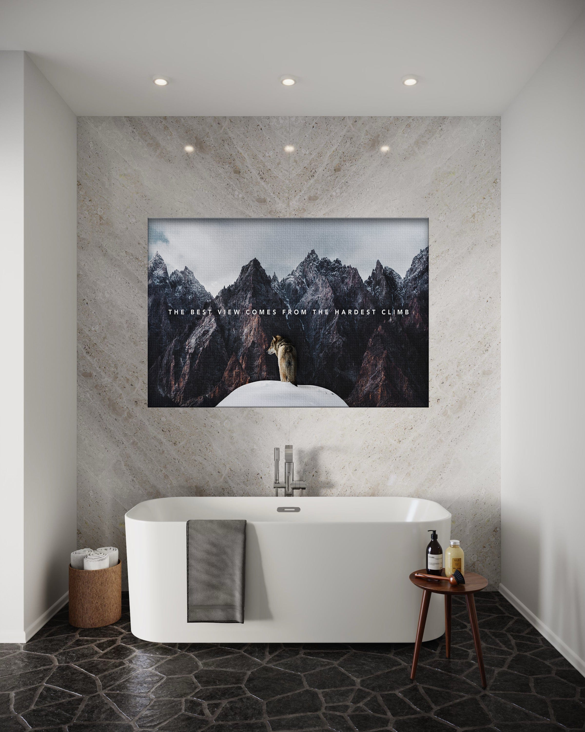 Best View - Leinwandbild Motivation by SimpleCanvas