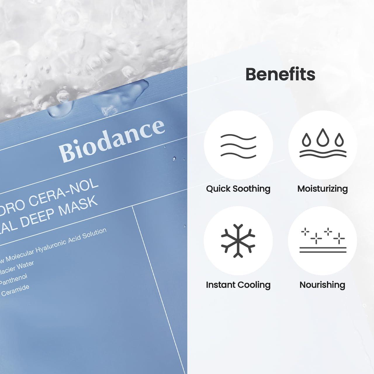 Biodance Hydro Cera-nol Real Deep Mask 4er Pack