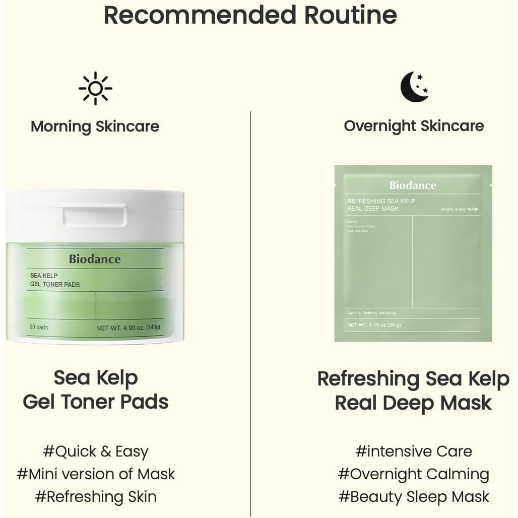 Biodance Sea Kelp Gel Toner Pads 140g