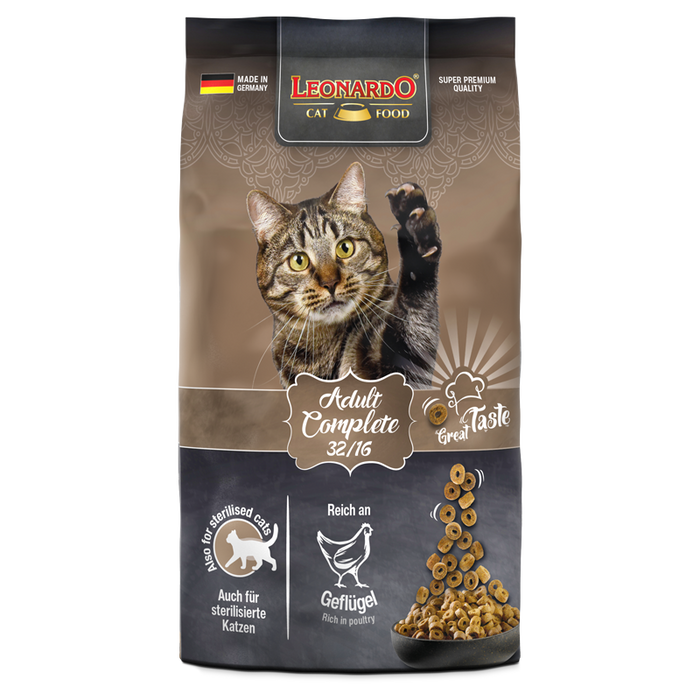 LEONARDO Adult Complete 32/16 – Trockenfutter für Katzen