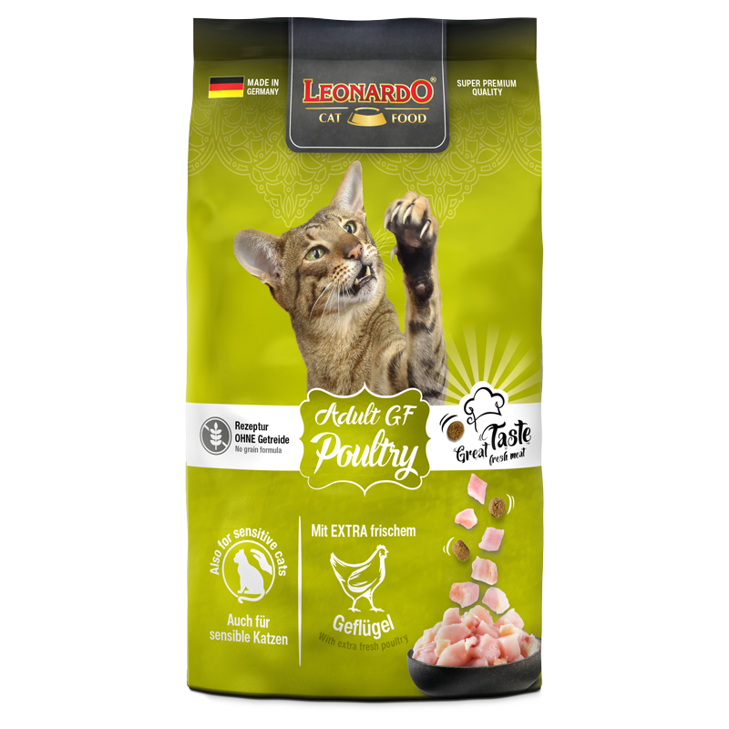 LEONARDO Adult GF Poultry – Trockenfutter für Katzen