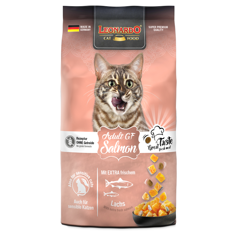 LEONARDO Adult GF Salmon – Trockenfutter für Katzen