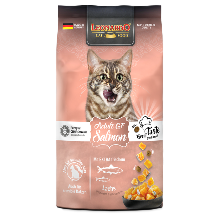 LEONARDO Adult GF Salmon – Trockenfutter für Katzen