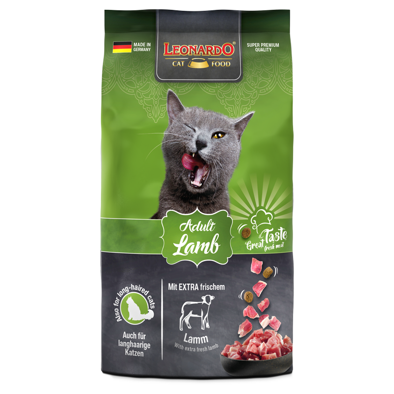 LEONARDO Adult Lamb – Trockenfutter für Katzen