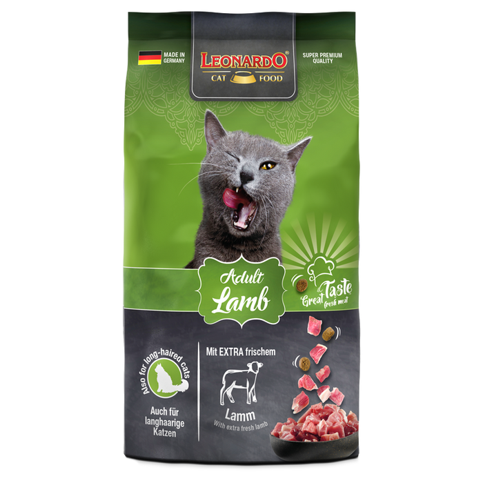 LEONARDO Adult Lamb – Trockenfutter für Katzen