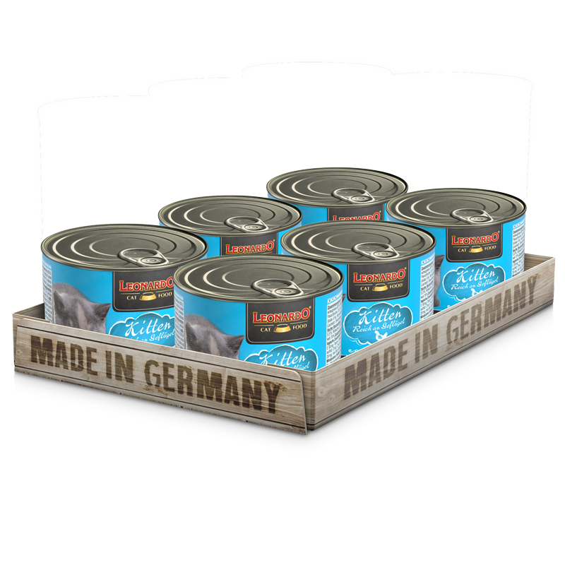 LEONARDO Kitten – Nassfutter für Katzen (Dose)