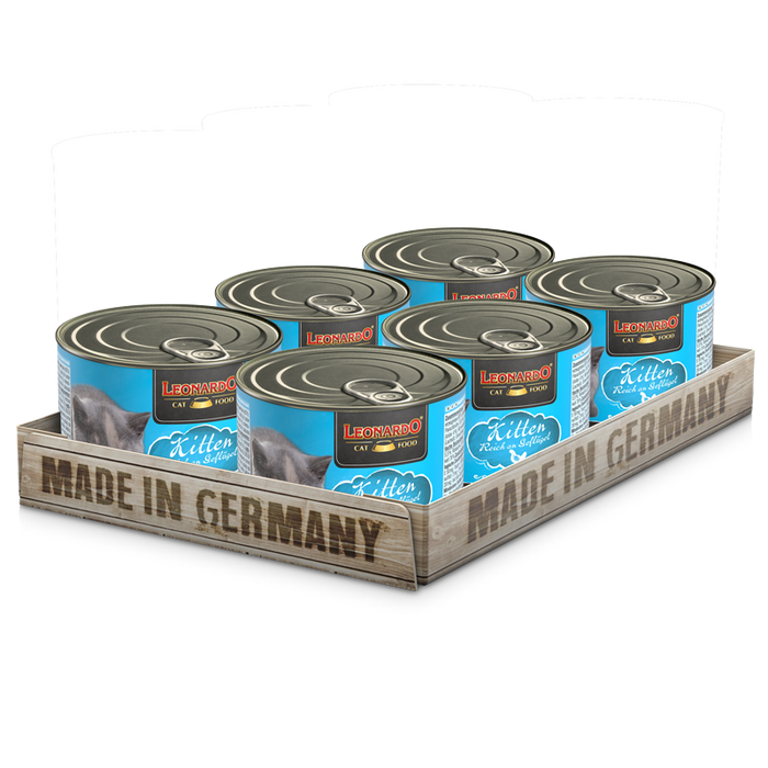 LEONARDO Kitten – Nassfutter für Katzen (Dose)