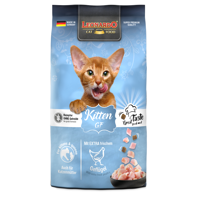 LEONARDO Kitten GF – Trockenfutter für Katzen