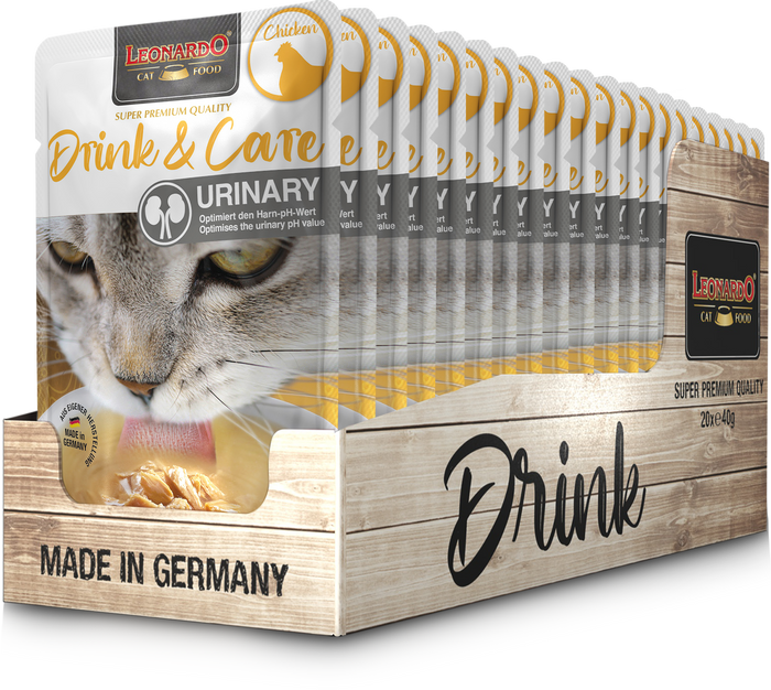 LEONARDO Drink & Care Urinary Chicken – Katzendrink