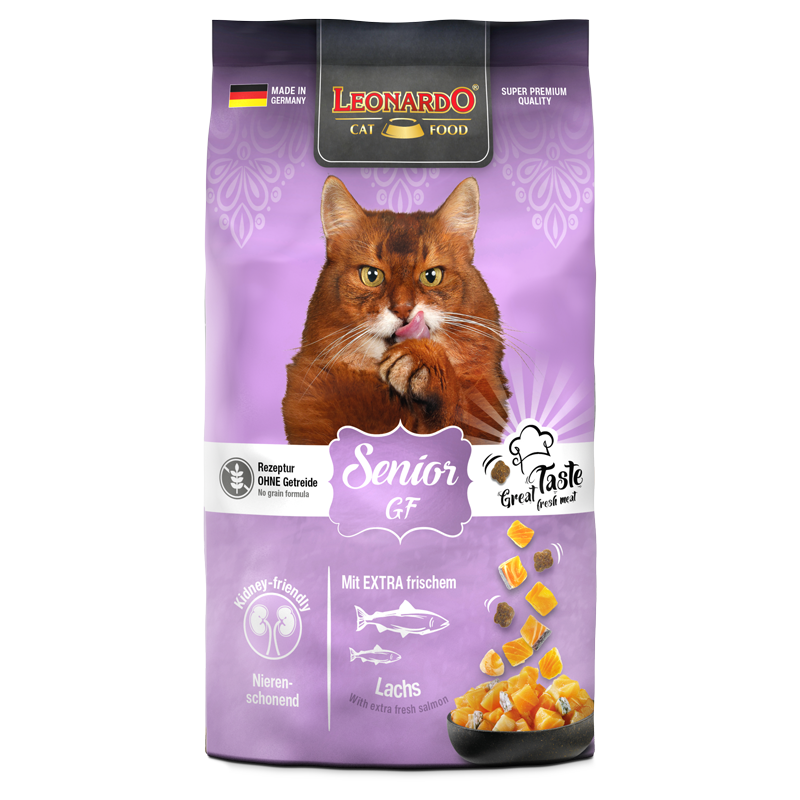 LEONARDO Senior GF – Trockenfutter für Katzen