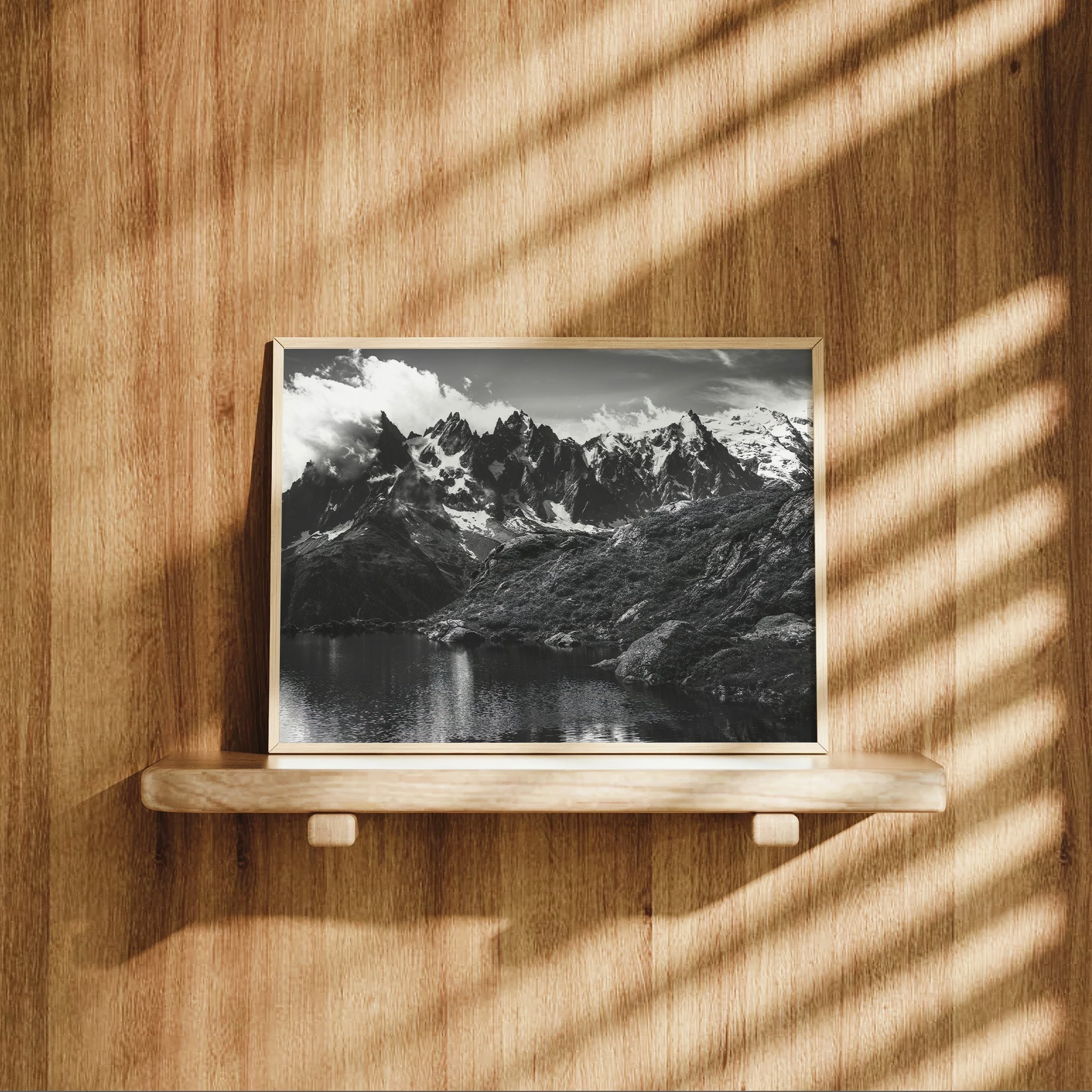 Lac Blanc Wall Art Print - Chamonix Mountain Landscape Photography