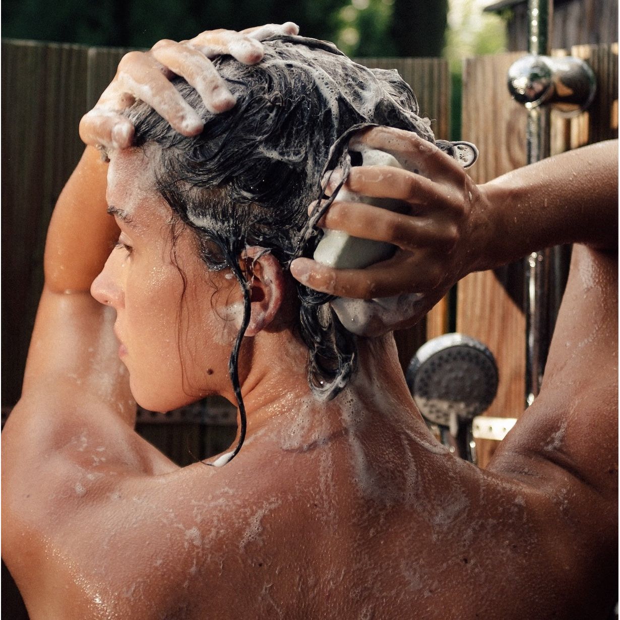 Seife Block 003 Trockene Haut Sensible Haut Locken Dickem Haar mit Sheabutter Intensive Pflege Gesicht Körper Haar